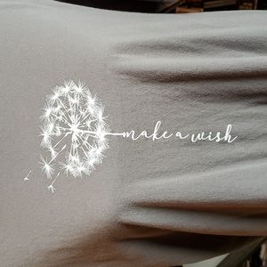Make a wish gray tshirt size XL